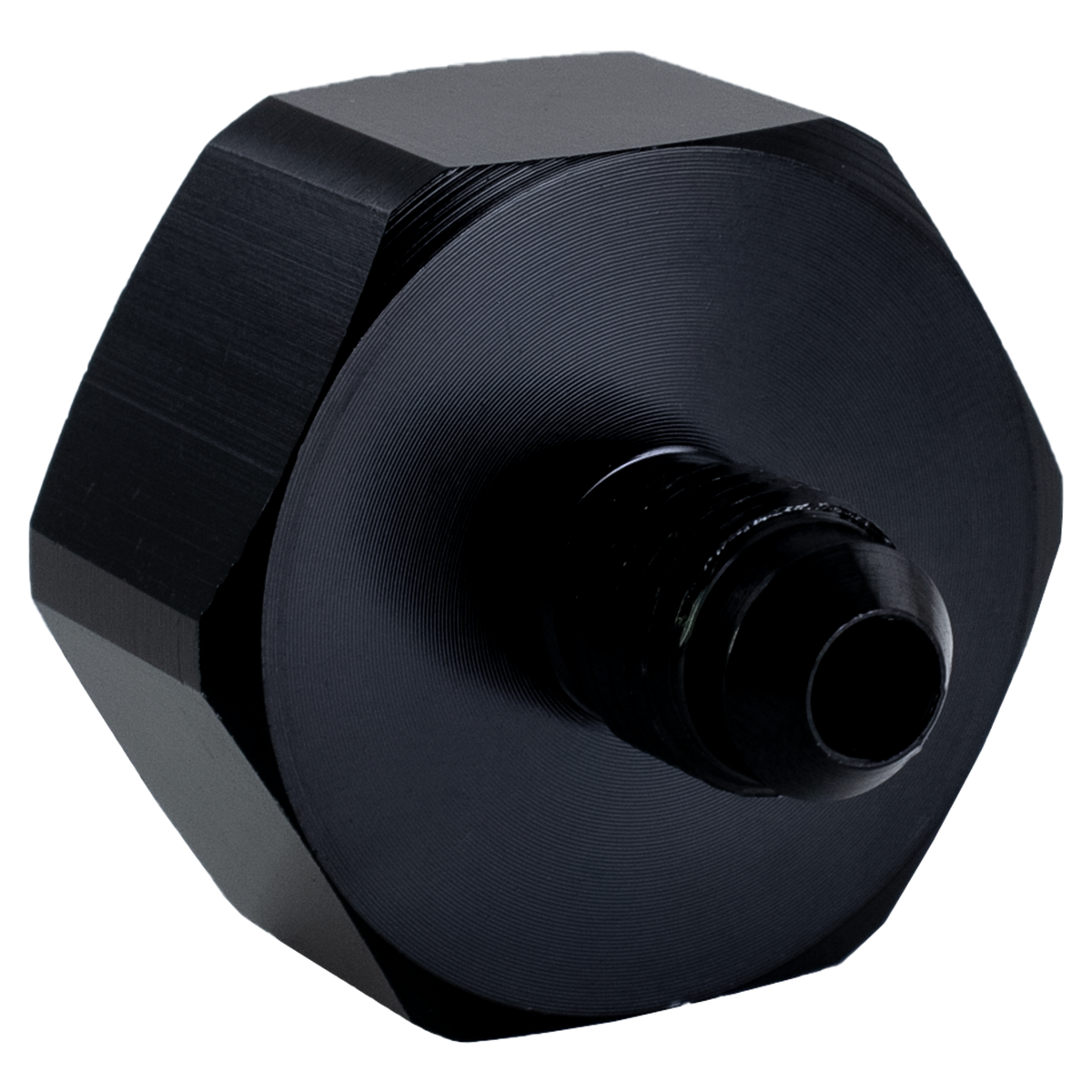 Nitrous Outlet 4AN Bottle Valve Nut & Gasket - CGA 660/Black