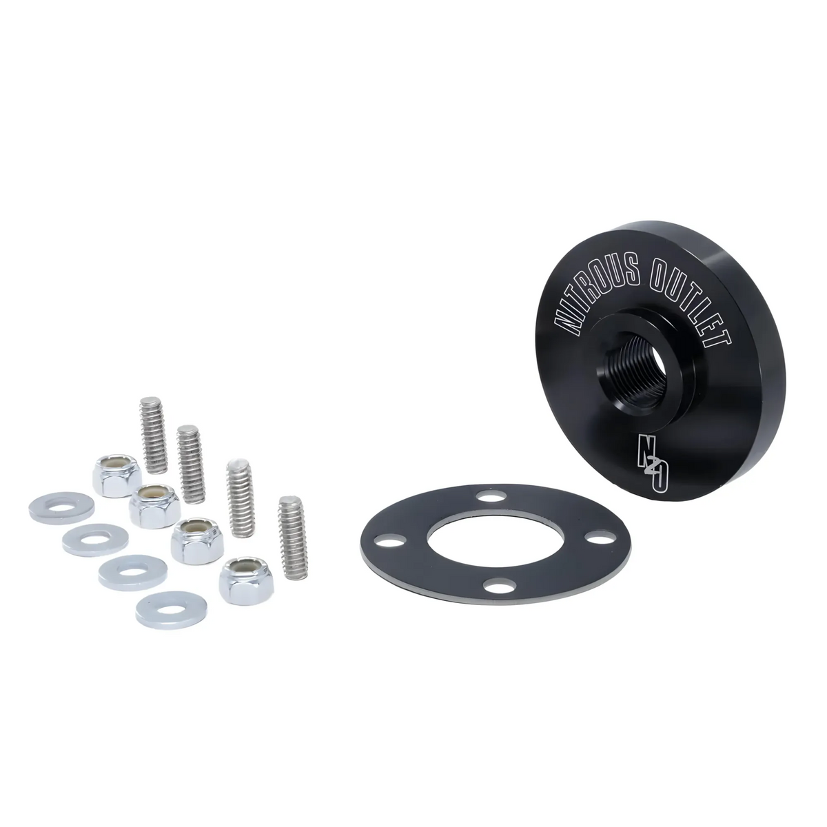 Nitrous Outlet Firewall Pass Through - 4AN Male To Quick Release Stem