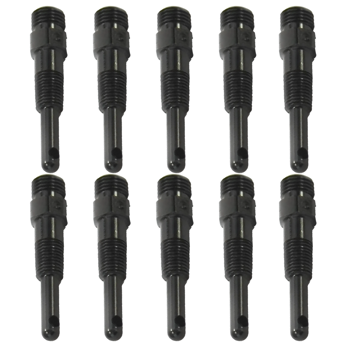 Nitrous Outlet 1/16" NPT Dry Nitrous Nozzle - 10 Pack/90 Degree Discharge/Aluminum