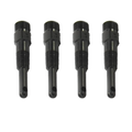 Nitrous Outlet 1/16" NPT Dry Nitrous Nozzle - 4 Pack/90 Degree Discharge/Aluminum