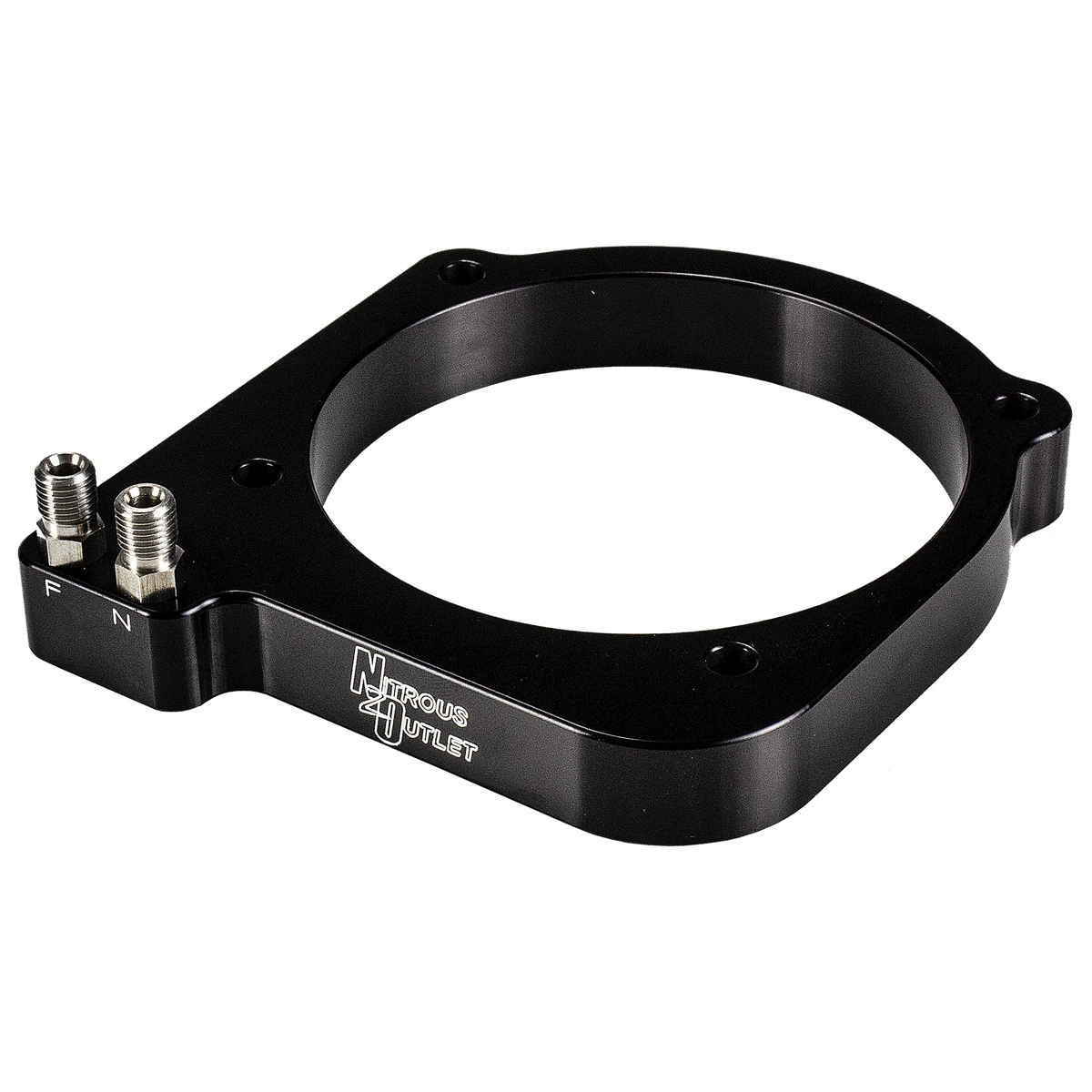 Nitrous Outlet Dodge 2015-2023 6.2L Hemi Hellcat /Challenger/Charger/Red Eye/Demon/2018-2021 Track Hawk 108mm Throttle body Plate Conversion (50-100-150-200 HP)