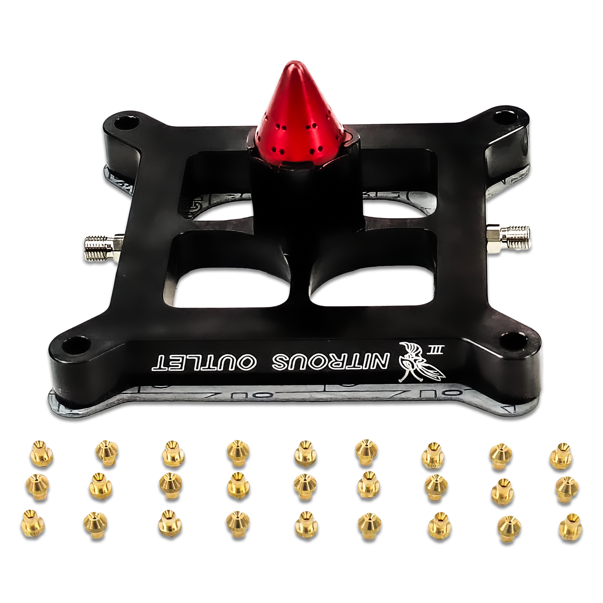Nitrous Outlet 4150 Stinger 3 Plate Conversion (Gas/E85)(5-55 psi)(50-600 HP)