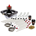 Nitrous Outlet 4500 Kraken Plate Solenoids Forward Conversion Kit - Braided Hose/.178 MOD Trashcan Nitrous Solenoid/.310 Fuel Solenoid/Universal Solenoid Brackets (Gas/E85)(5-7-10 psi)(100-800 HP)