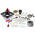 Nitrous Outlet 4500 Dry Kraken Competition Plate Solenoid Forward Conversion Kit - Braided Hose/.189 Competition Trashcan Nitrous Solenoid/Universal Solenoid Bracket (200-950 HP)