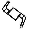 Nitrous Outlet 4500 Flange Boomerang 2 solenoid bracket - Front/Rear Offset Solenoid Locations