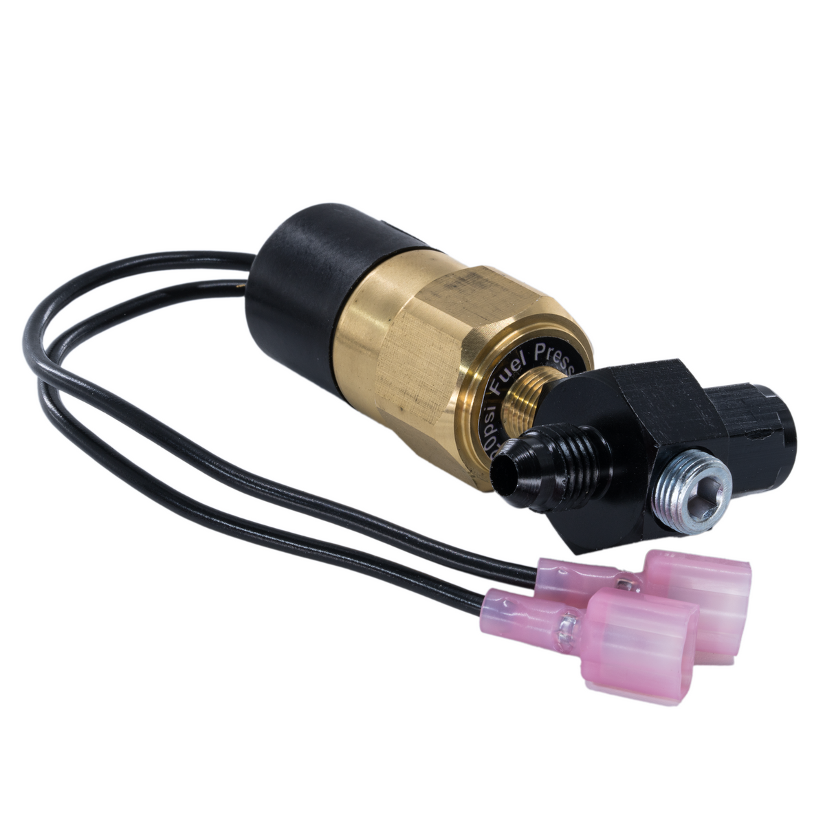 Nitrous Outlet Fuel Pressure Safety Switch - 4AN Manifold/Low Pressure/Preset 5 psi/Adjustable 1.5-20 psi.