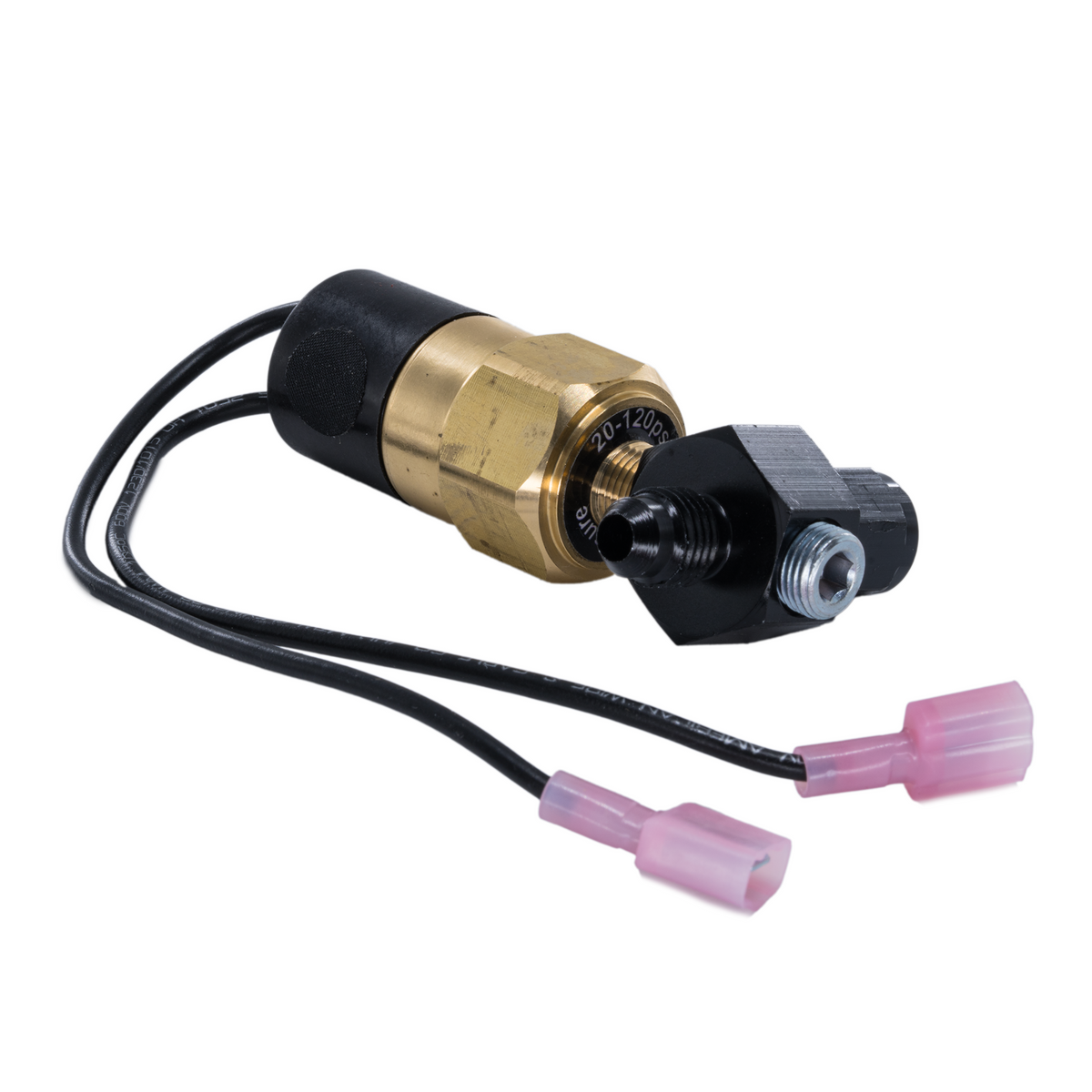 Nitrous Outlet Fuel Pressure Safety Switch - 4AN Manifold/High Pressure/Preset 35 psi/ Adjustable 20-120 psi