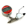 Nitrous Outlet Digital Inline Nitrous Pressure Gauge - 8AN Shut Off Valve