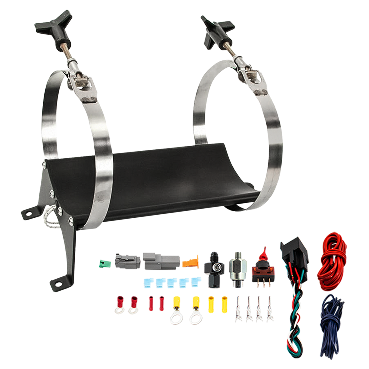 Nitrous Outlet 6AN Heated Bottle Bracket - 10lb/15lb