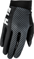 Youth F 16 Gloves Black/White Y3xs