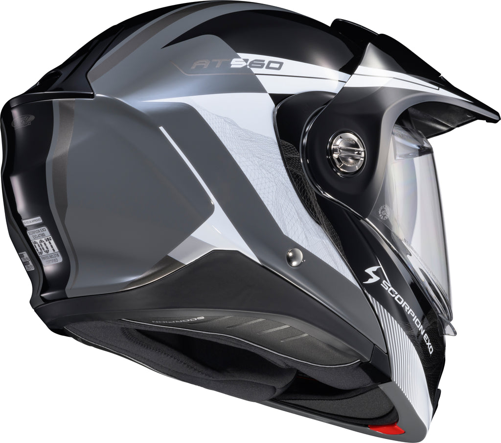 Exo At960 Modular Helmet Topographic 2 Blk/Wht/Grey Xl