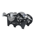 Nitrous Outlet Race-Light Dual 10lb Bottle Bracket - Horizontal