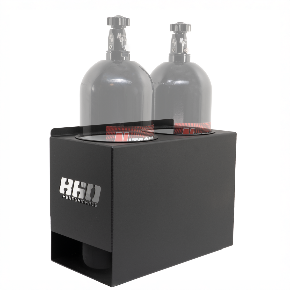 860 Performance 20lb Nitrous Bottle Holder - 2 Bottles