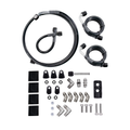 860 Performance LSX Universal Steam Vent Kit - Black PVC Covered Stainless Steel Braided Hose