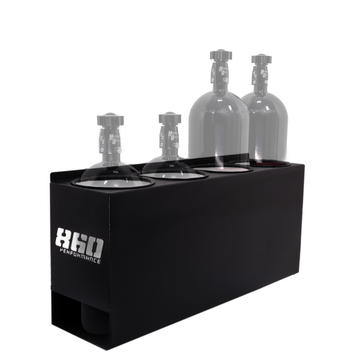 860 Performance 10lb & 15lb Nitrous Bottle Holder - 4 Bottles