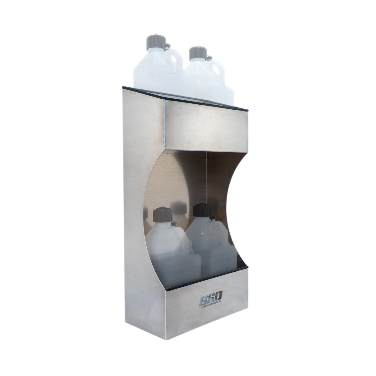 860 Performance Fuel Jug Holder - Stacked 4 Jug / Raw Finish