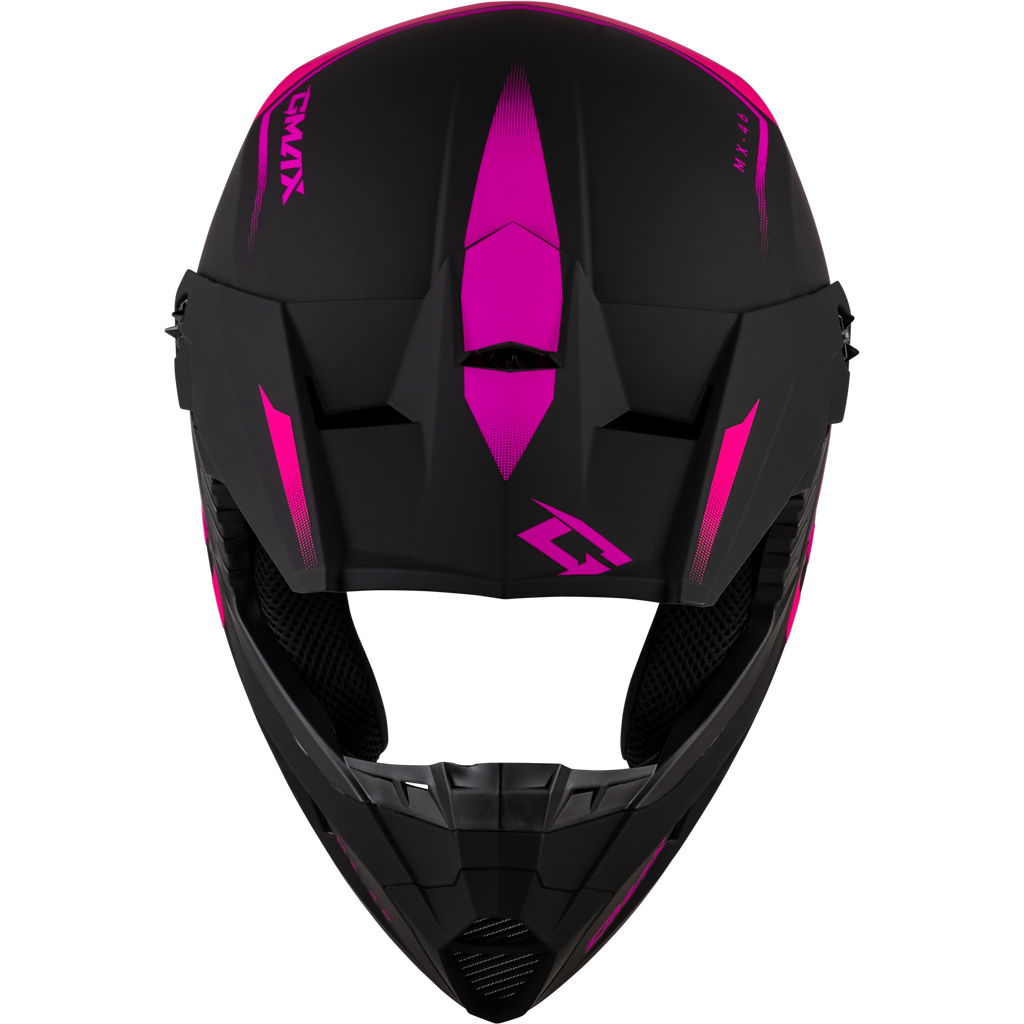 Youth Mx 46y Compound Helmet Matte Black/Pink Ys