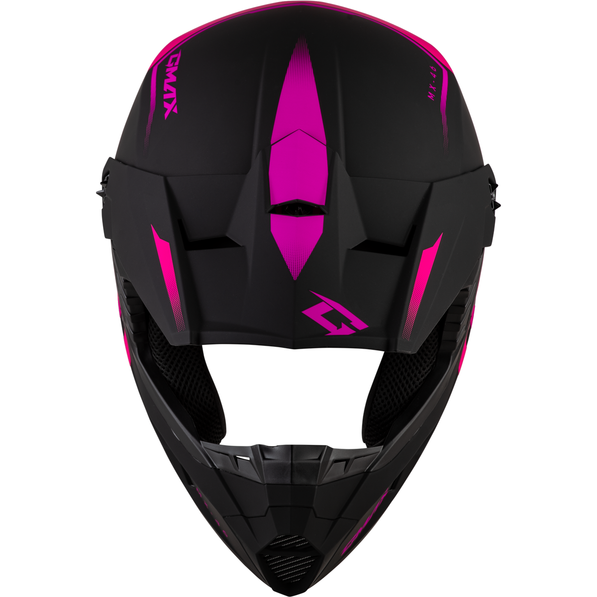 Youth Mx 46y Compound Helmet Matte Black/Pink Ys