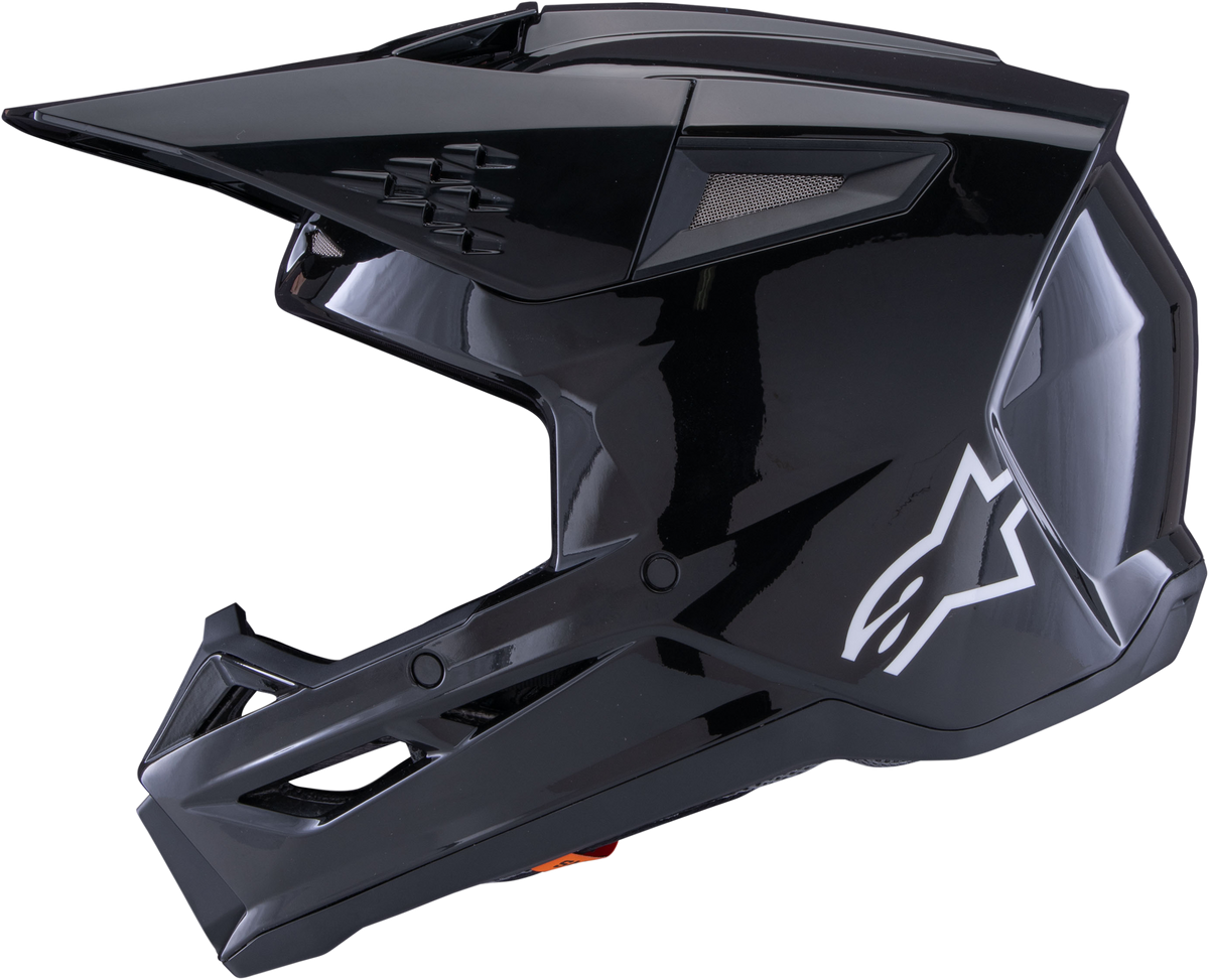Sm3 Solid Helmet Black Glossy 2x