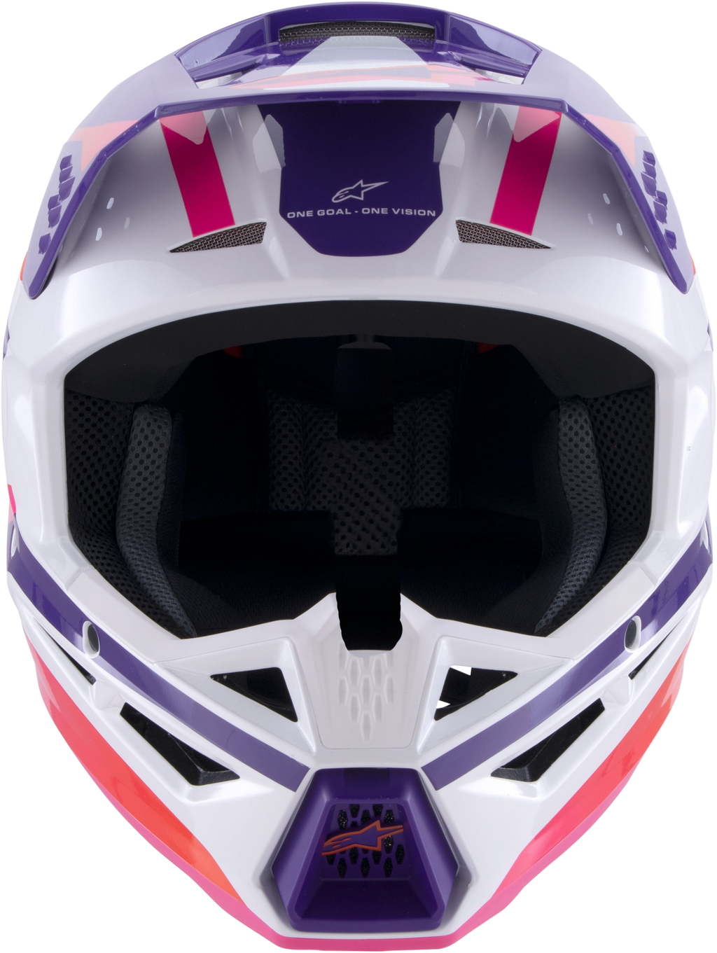 Sm3 Heat Helmet White/Purple/Pink Glossy Sm