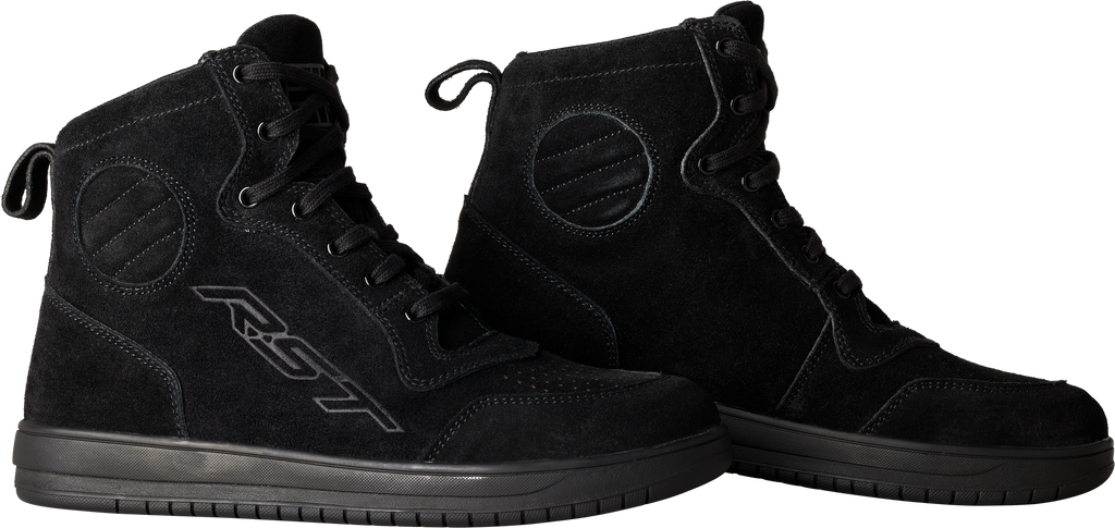 Hitop Moto Sneaker Ce Boot Black Suede  Sz 13
