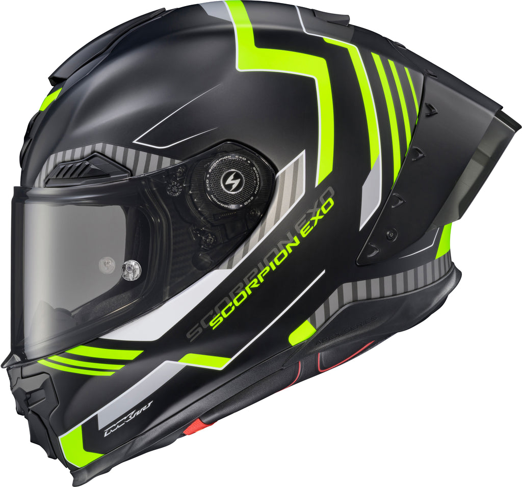 Apex Exo Warp Full Face Helmet Atarax Black/Hi Vis Xl
