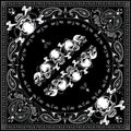 Bandanna Skull Row