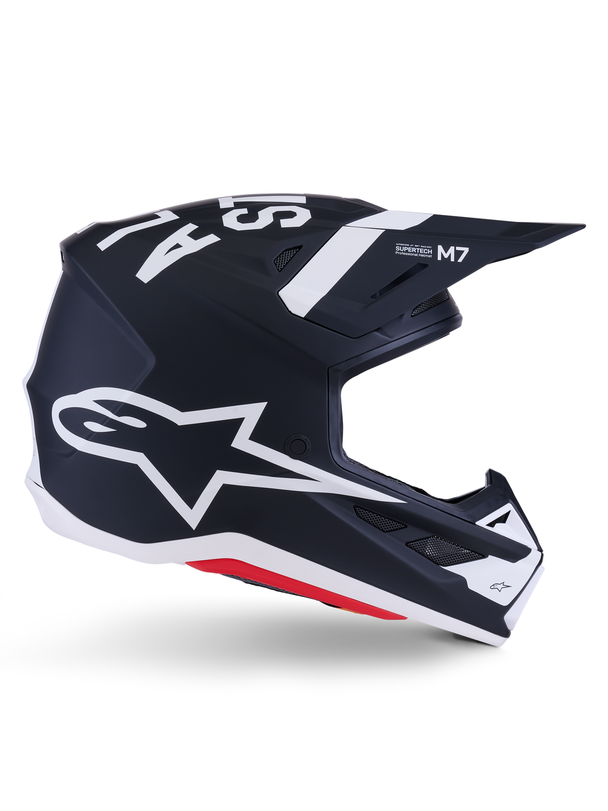 Sm7 Dasher Helmet Blk/Wht Matt Xs