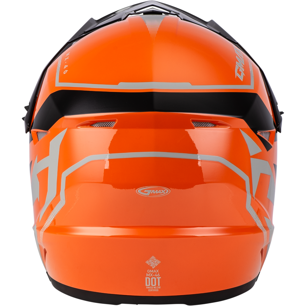 Mx 46 Compound Helmet Orange/Black/Grey Sm