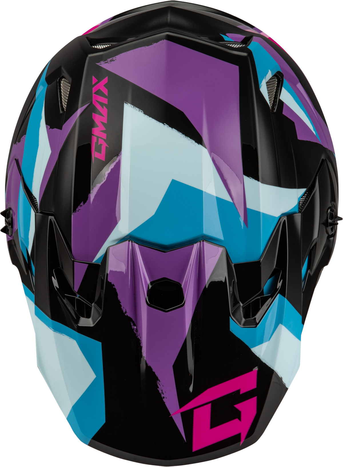 Mx 96 Splinter Helmet Black/Purple/Blue 2x