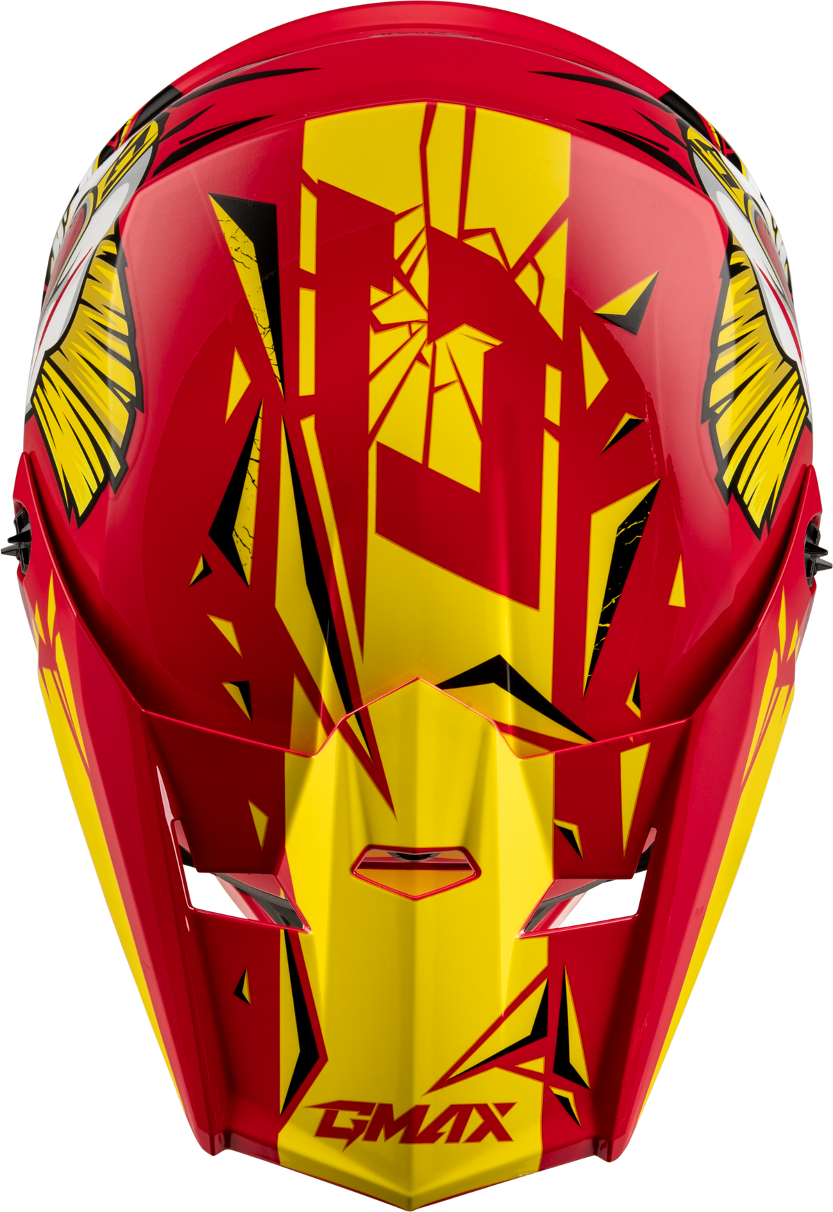 Youth Mx 46y Unstable Helmet Red/Yellow Ym