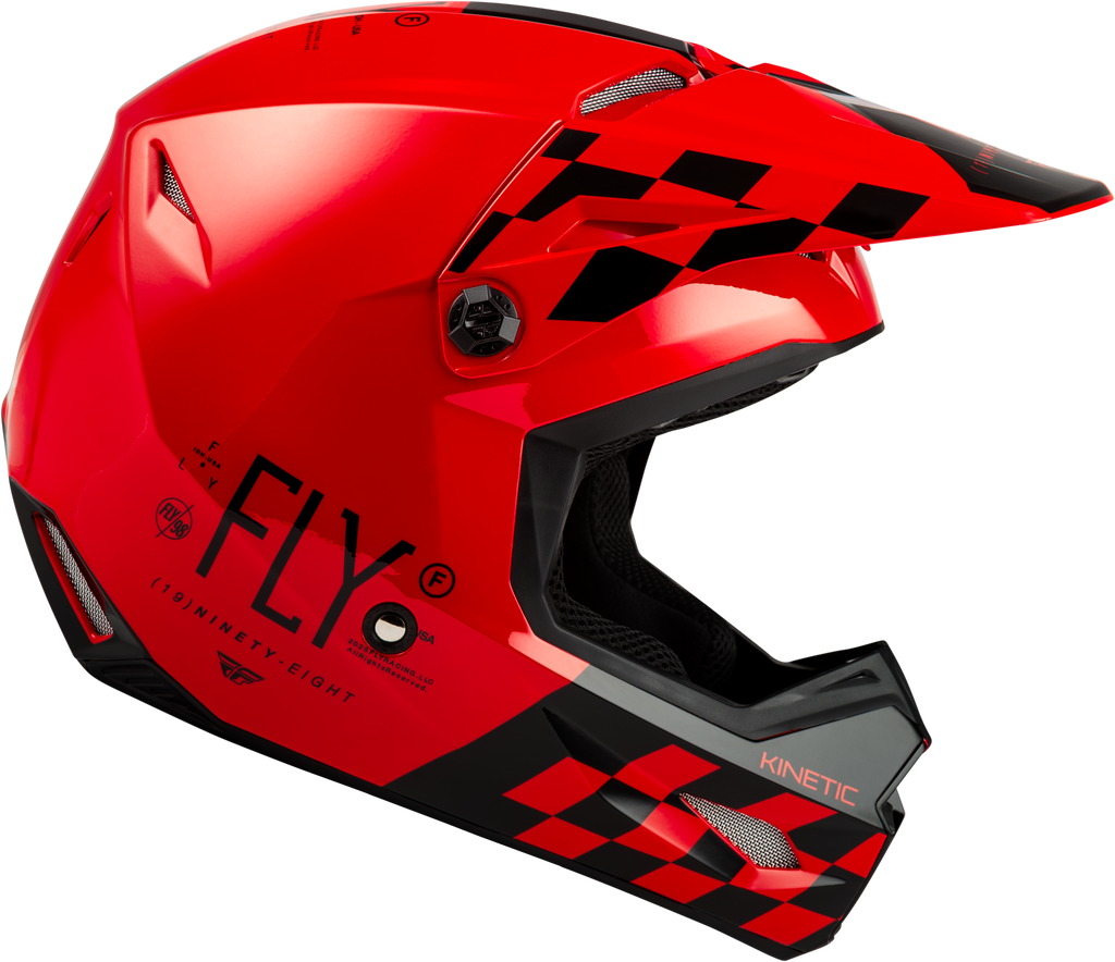 Kinetic Lite Rival Helmet Gloss Red/Black Sm