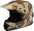 Mx 96 Splinter Helmet Matte Brown/Tan/White  2x