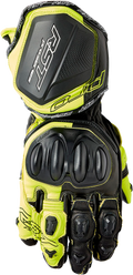 Pro Series Gp D3o Gloves Black/Flo Yellow Leather 2xl