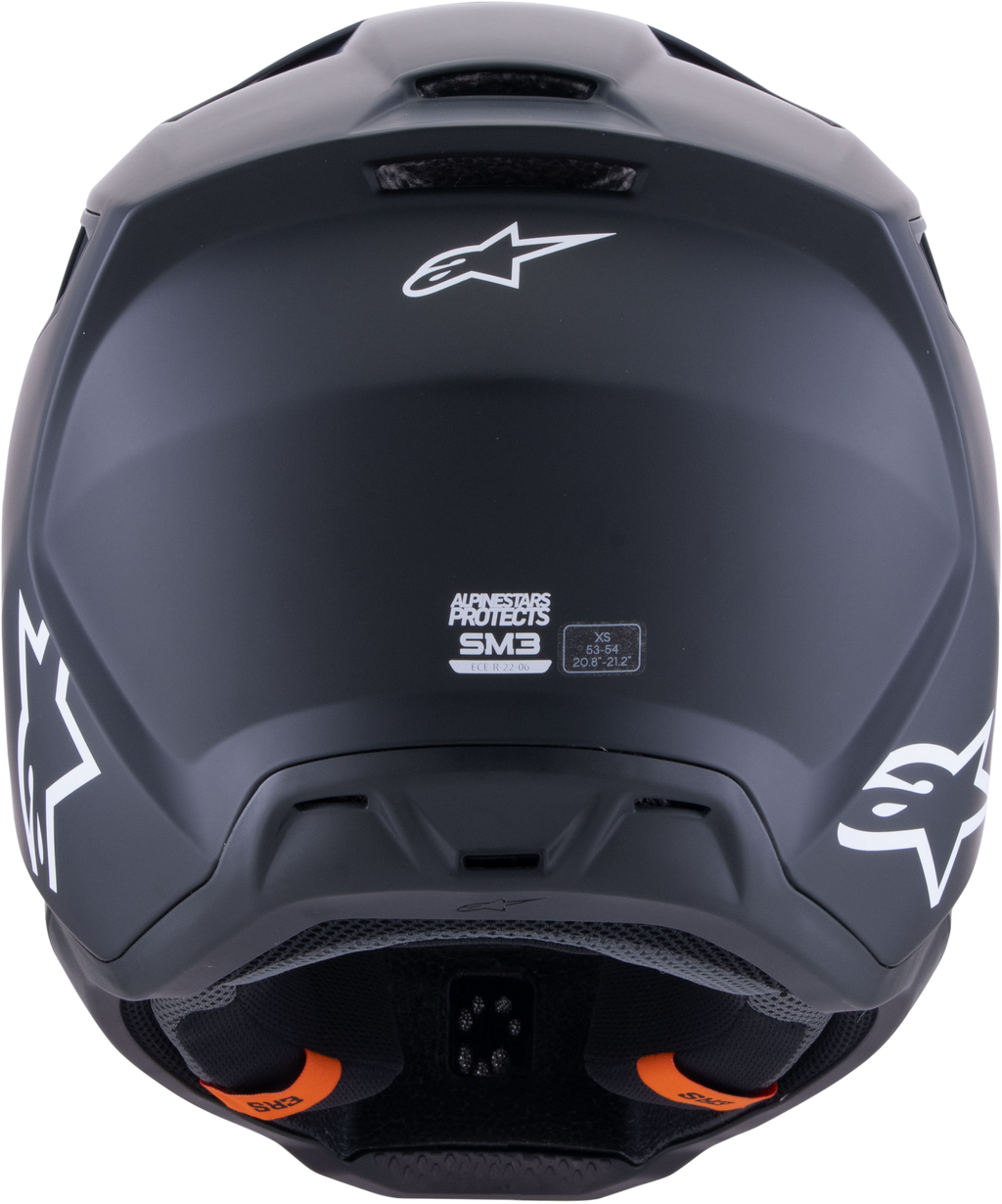 Sm3 Solid Helmet Black Matt Md