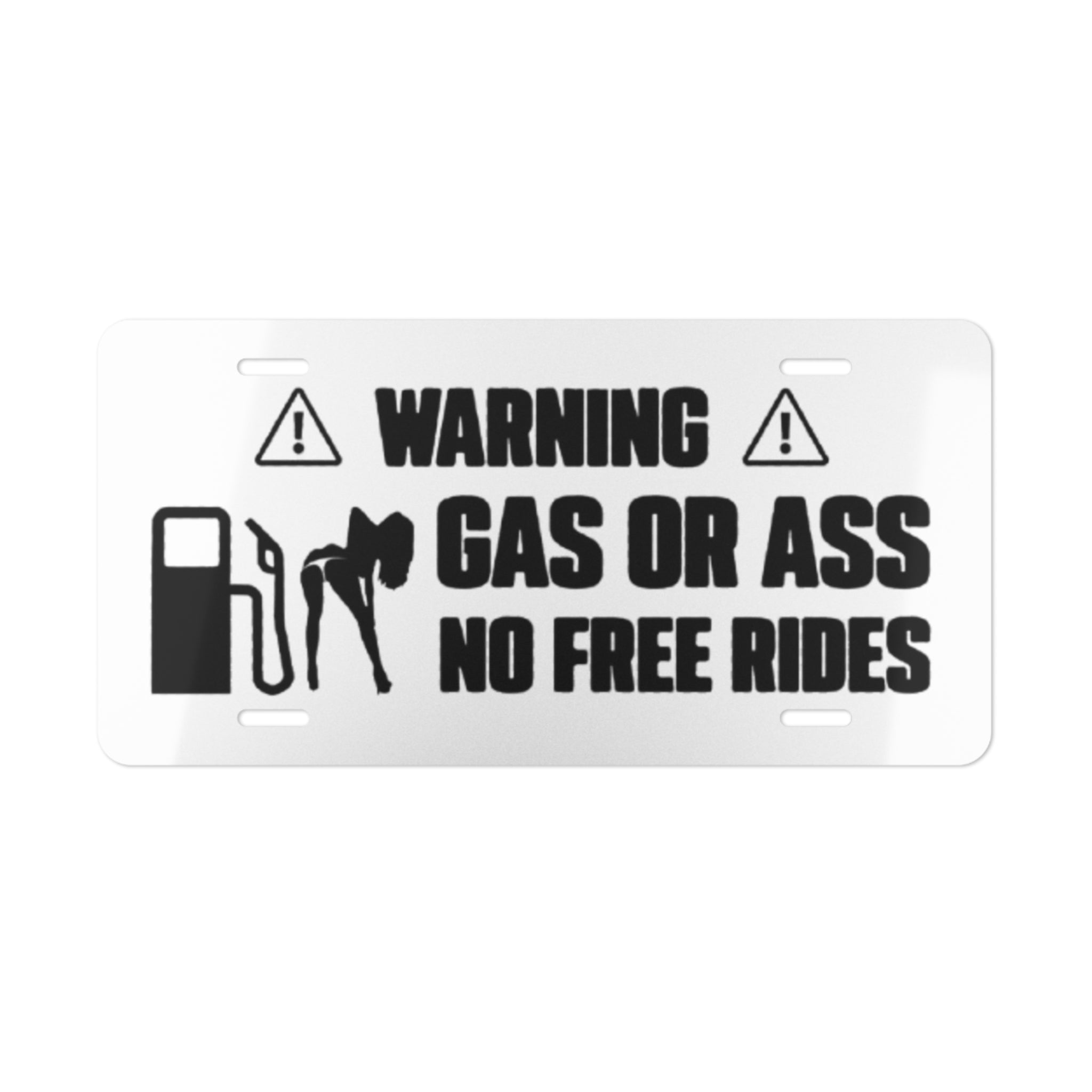 Gas or Ass License Plate (Motor Vehicle)