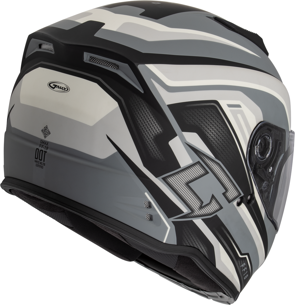 Ff 18 Drift Helmet Matte Grey/Silver/Black Lg