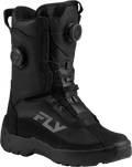 Inversion Double Boa Boot Black Sz 10