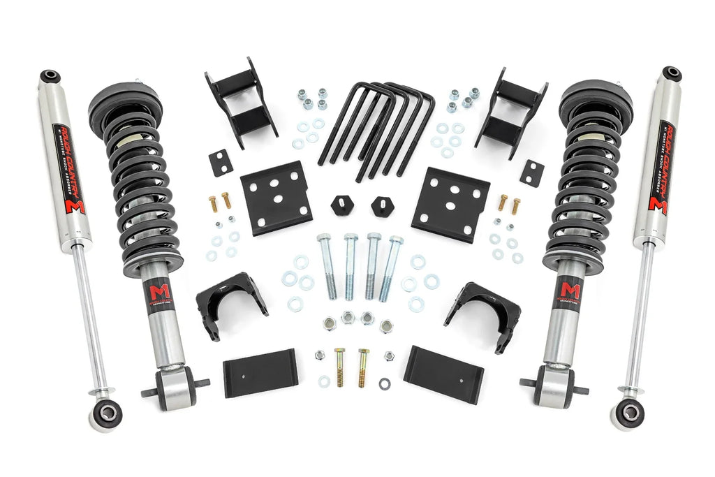 Rough Country 2 Inch Lowering Kit 4 Inch Rear Lowering | F150 '15 -'25
