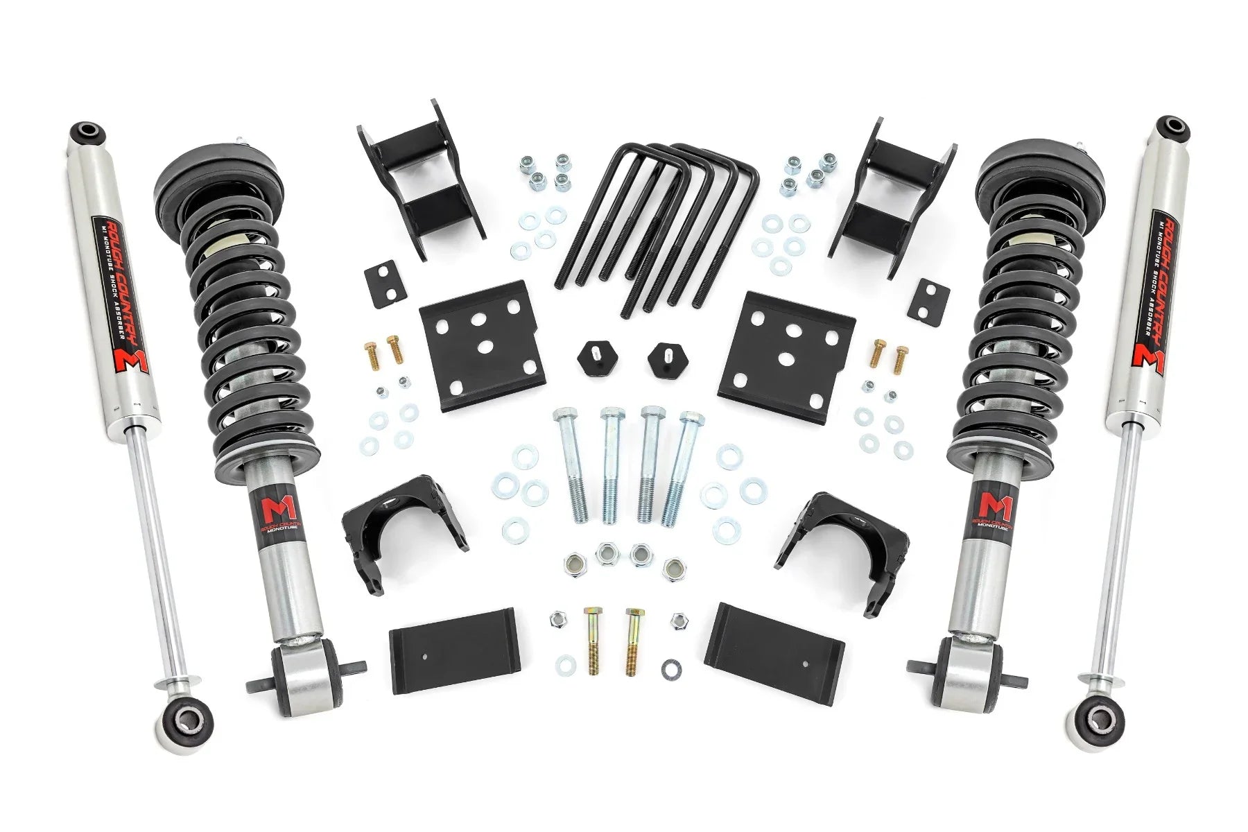 Rough Country 2 Inch Lowering Kit 4 Inch Rear Lowering | F150 '15 -'25