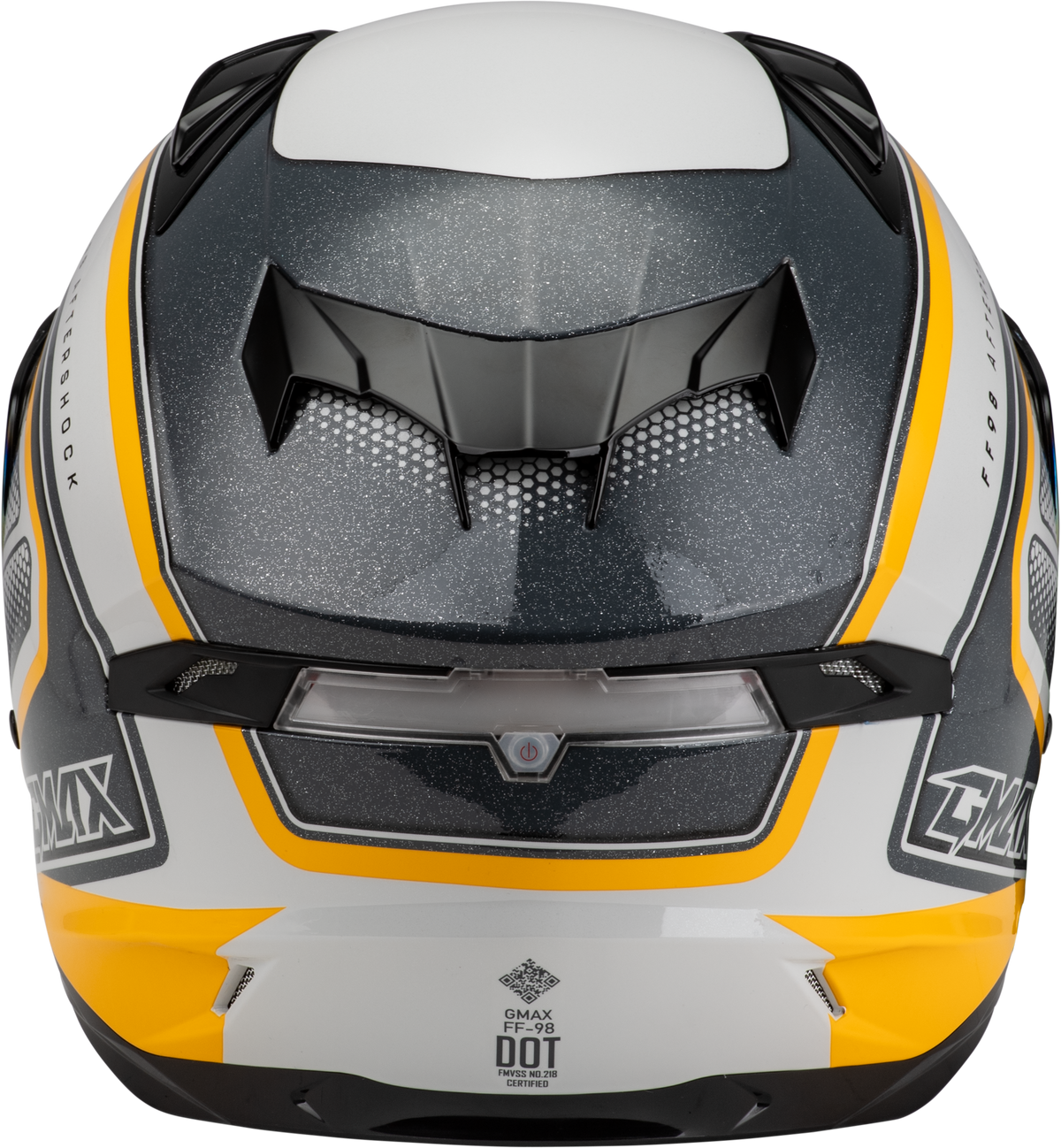 Ff 98 Aftershock Helmet White/Metallic Silver Xs
