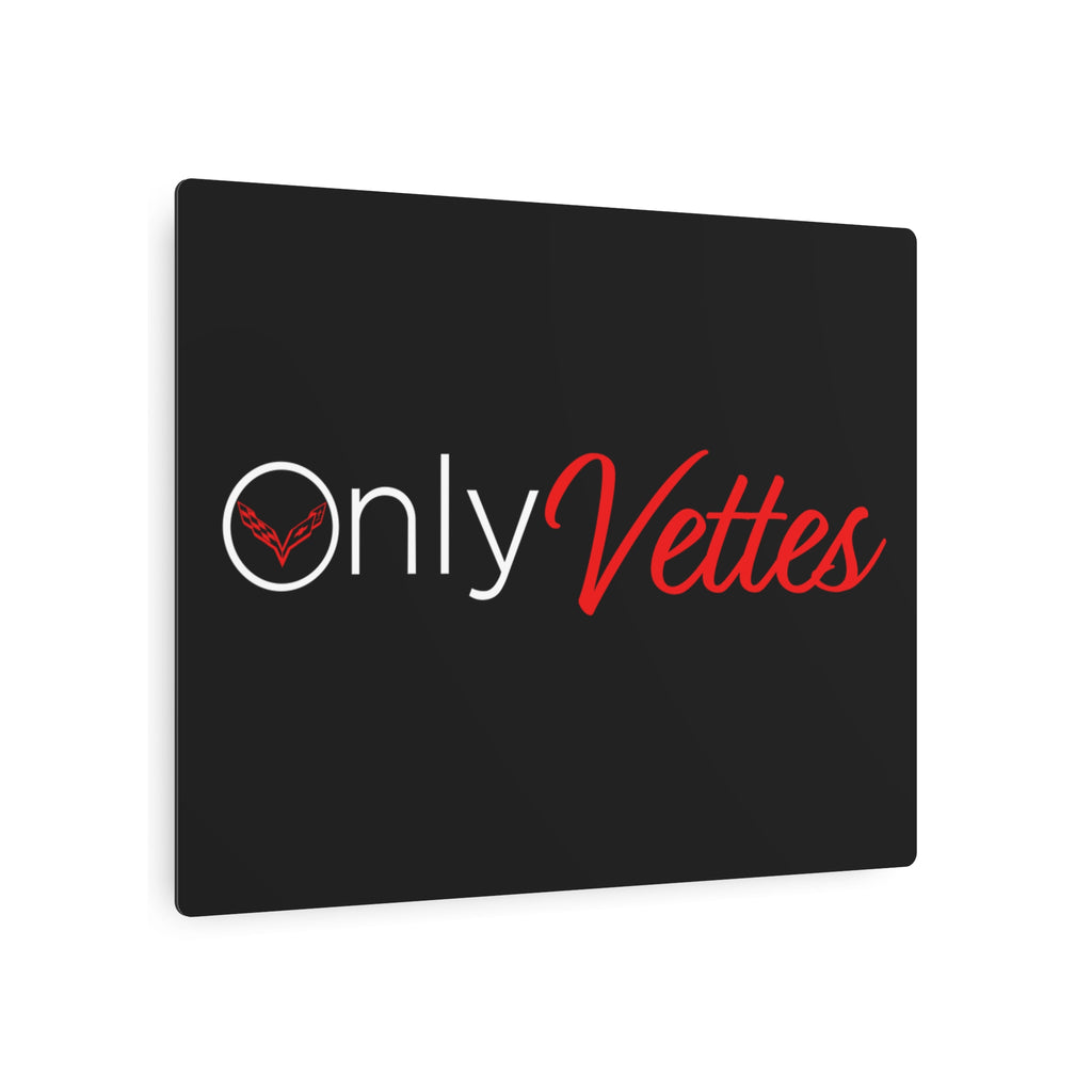 Only Vettes - Metal Art Sign