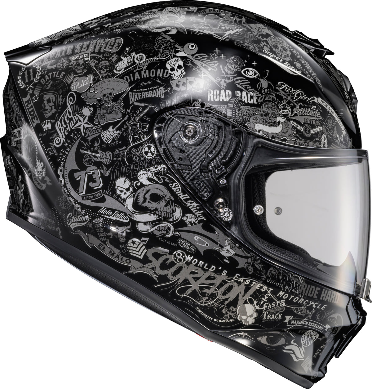 Exo R330 Full Face Helmet Shake 2 Black Xl