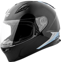 Ff 49 Syth Helmet Black/Silver Blue Md