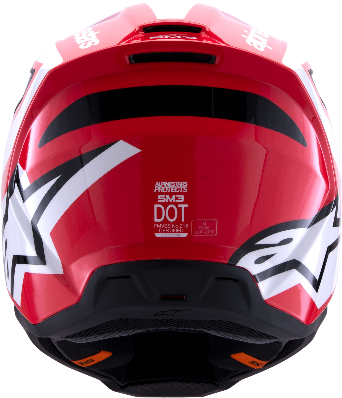 Sm3 Heat Helmet Red/White/Black Glossy 2x