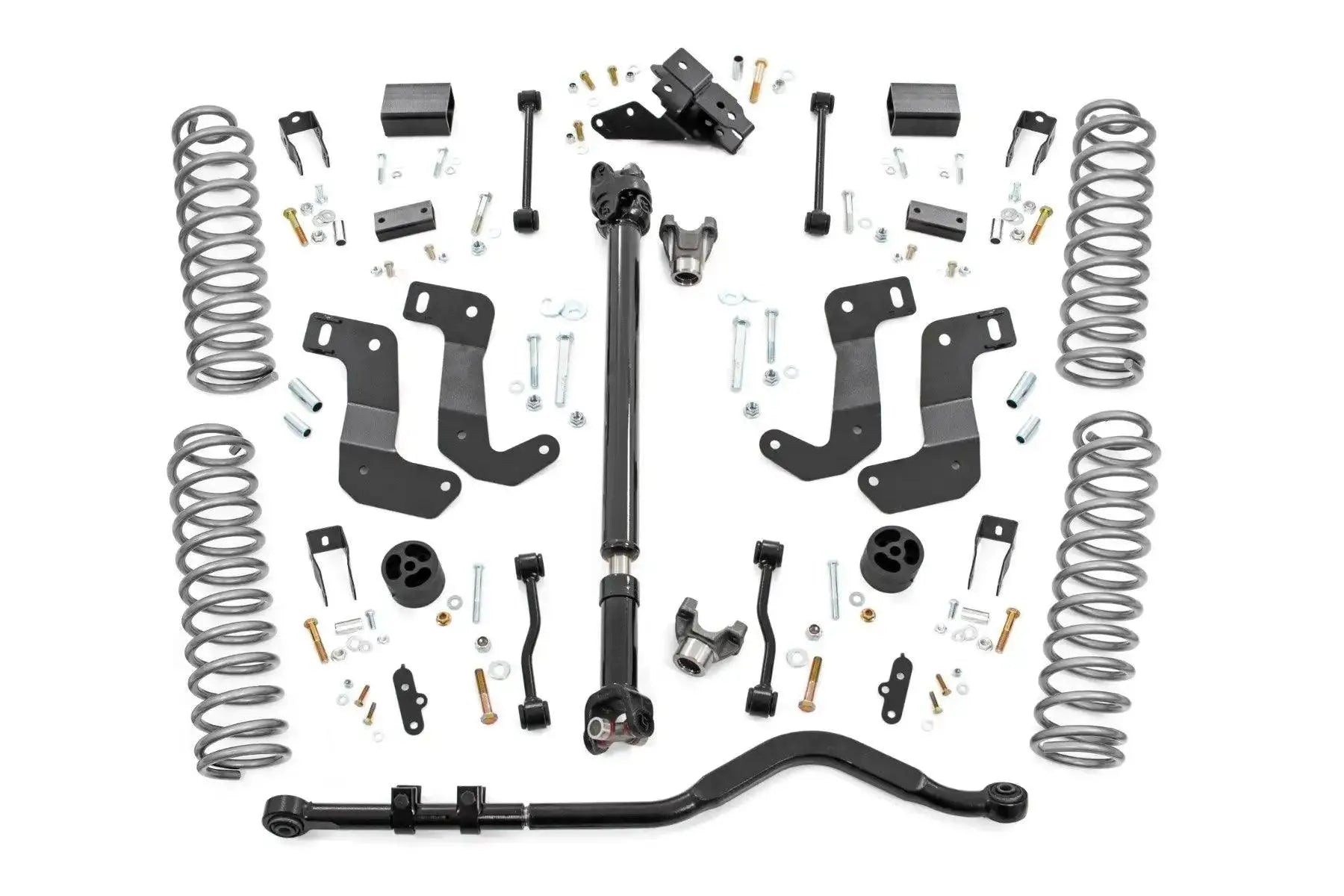 Rough Country 3.5 Inch Lift Kit C/A Drop | 4-Door Wrangler Unlimited '18 -'23