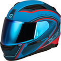 GMAX FF-98 Aftershock Helmet Matte Blue/Red