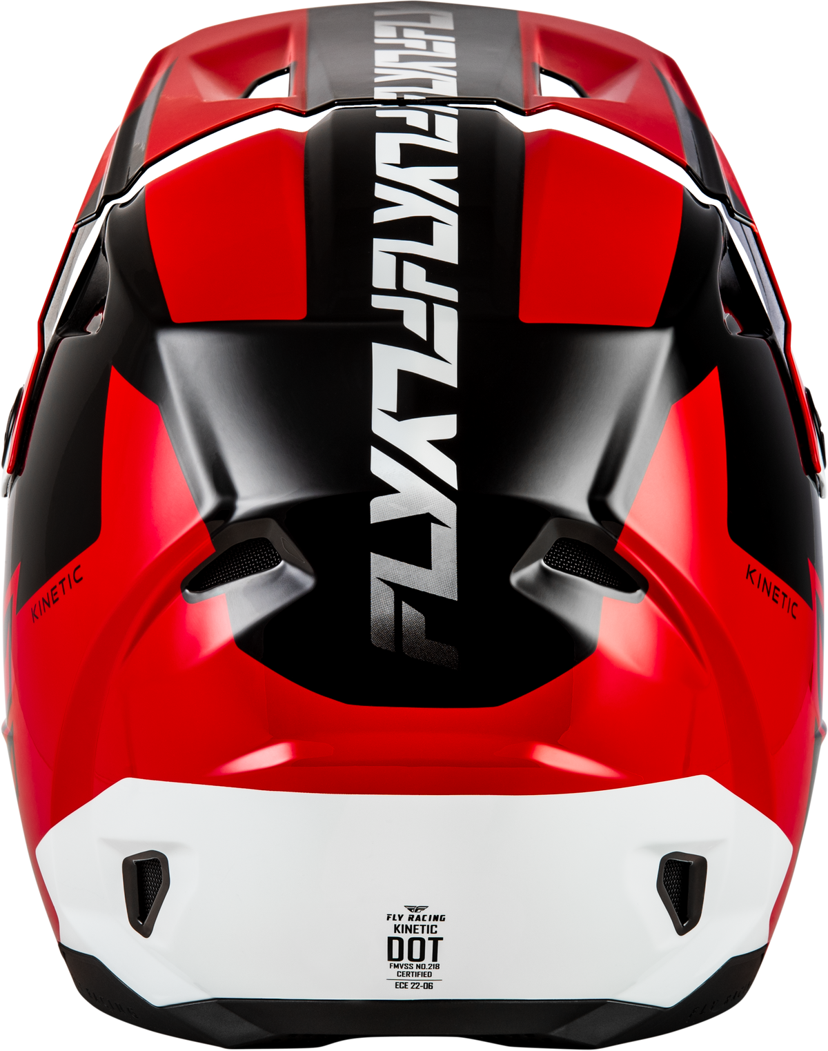 Kinetic Crest Helmet Red/Black/White Lg
