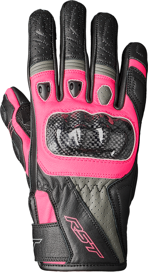 RST Women's Stunt III CE Glove Black/Pink/Grey