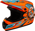 Youth Mx 46y Unstable Helmet Hi Vis Orange/Blue Ys
